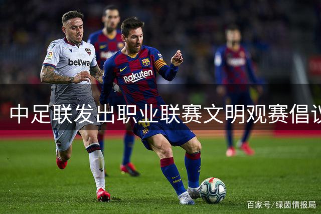 中足联发出职业联赛文明观赛倡议 呼吁净化观赛环境